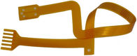 Surface flexible jaune matérielle 50mmX10mm d'or d'immersion de circuit imprimé de pi Soldermask FPC
