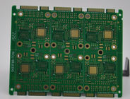 Surface électronique d'or d'immersion de panneau de carte PCB de haute densité finissant les trous minimum de la couche 0.3mm de 2 onces