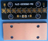 2 panneau plaqué de cuivre de carte PCB de la couche 1OZ, séparation thermoélectrique de l'ENIG de feuille de cuivre de carte PCB traité