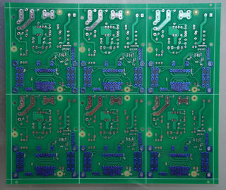 Masque bleu de soudure de vert de carte PCB de contrôle d'impédance de colle d'OEM Peelable pour l'équipement 5G