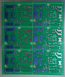 Masque bleu de soudure de vert de carte PCB de contrôle d'impédance de colle d'OEM Peelable pour l'équipement 5G