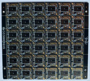 carte PCB FR4 de TG élevée d'épaisseur de 1.6MM 4 couches de masque noir de soudure avec de l'or d'immersion
