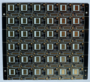 carte PCB FR4 de TG élevée d'épaisseur de 1.6MM 4 couches de masque noir de soudure avec de l'or d'immersion