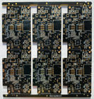 conseil de couleur de noir d'or de carte PCB Immpedance de haute densité d'épaisseur de 10layer 1.58mm