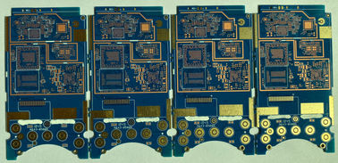 6Layer Fr4 or de carte PCB Immerion de contrôle d'impédance de 50 ohms avec 160X80mm
