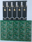 OEM 12 carte PCB à haute densité de l'or 1.8mm FR4 TG170 d'immersion de couche