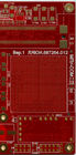 Panneau rouge de carte PCB de la couche 1.60mm 1oz 4mil Bluetooth du masque 4 de soudure