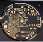 Panneau de carte PCB de lumière du diamètre plaqué par or 40mm 1oz LED avec 4mil Min Line