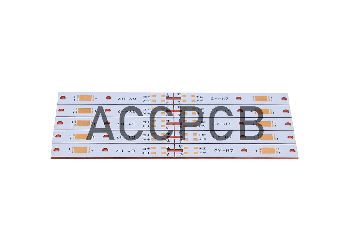 Carte PCB en aluminium de la coutume LED de substrat à une seule couche pour la tri lampe de purification de preuve