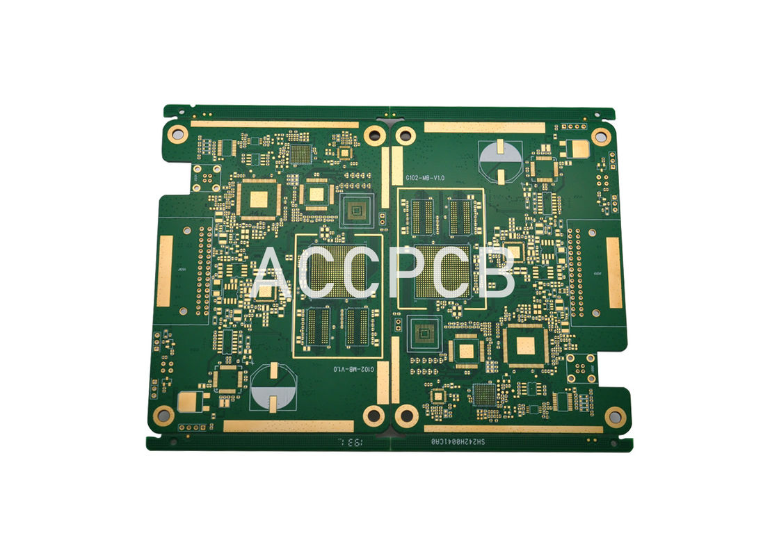 Haute fréquence rapide de carte PCB de prototypage de carte PCB de haute densité de Goldfinger pour la carte son
