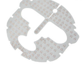 carte de panneau de carte PCB de lumière de l'épaisseur LED de 0.8mm pour le masque compact et les couleurs blanches